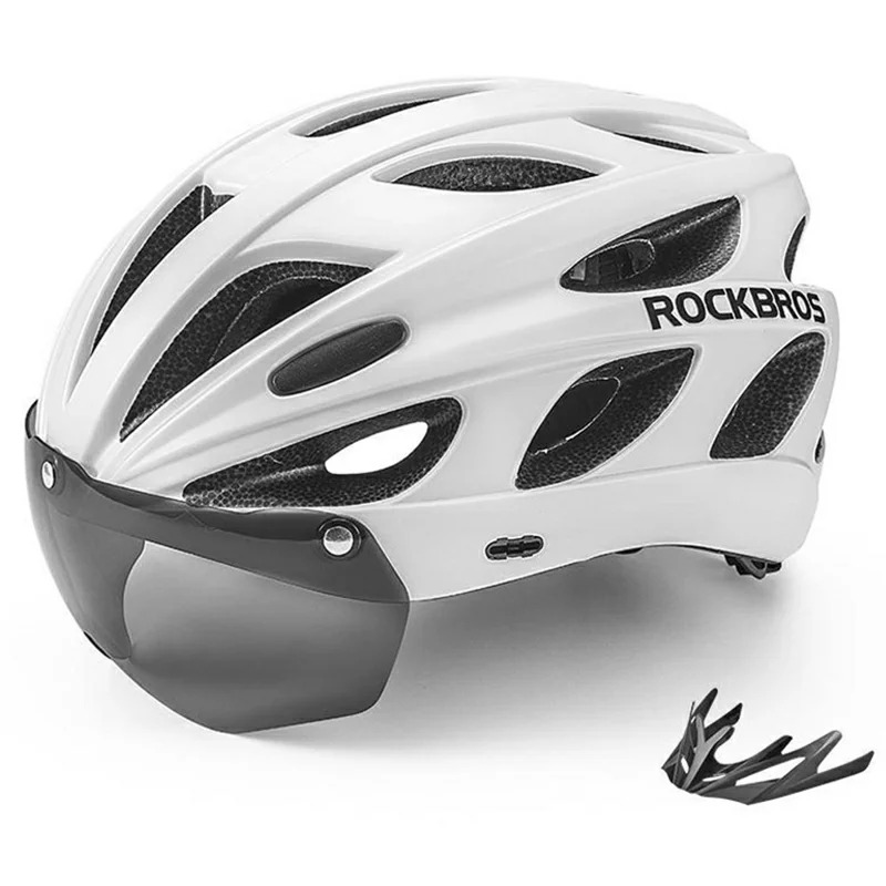 ROCKBROS Pyöräilykypärä ja aurinkolasit 58-62cm