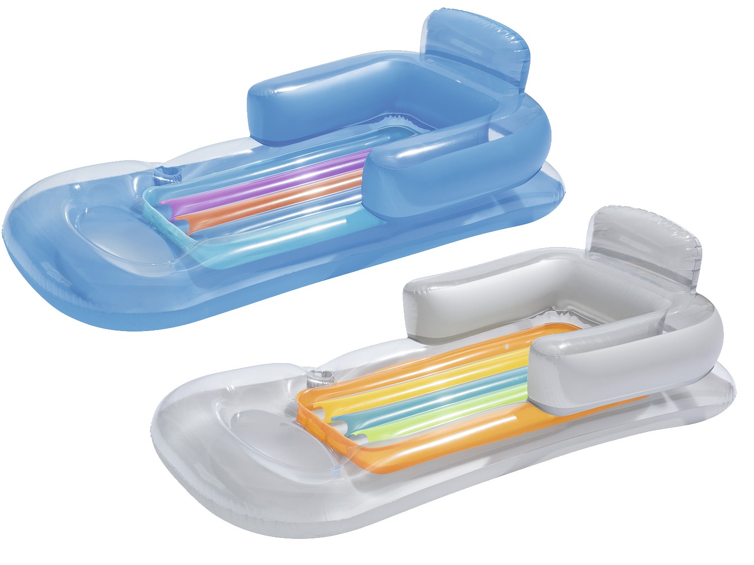 Bestway 43028 Sininen Ilmatäytteinen Patja, Tuoli, Aurinkotuoli 161 x 84 cm