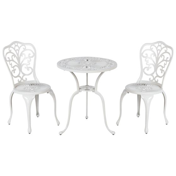 Bistrosetti TRIORA/DASCIO Metalli Luonnonvalkoinen