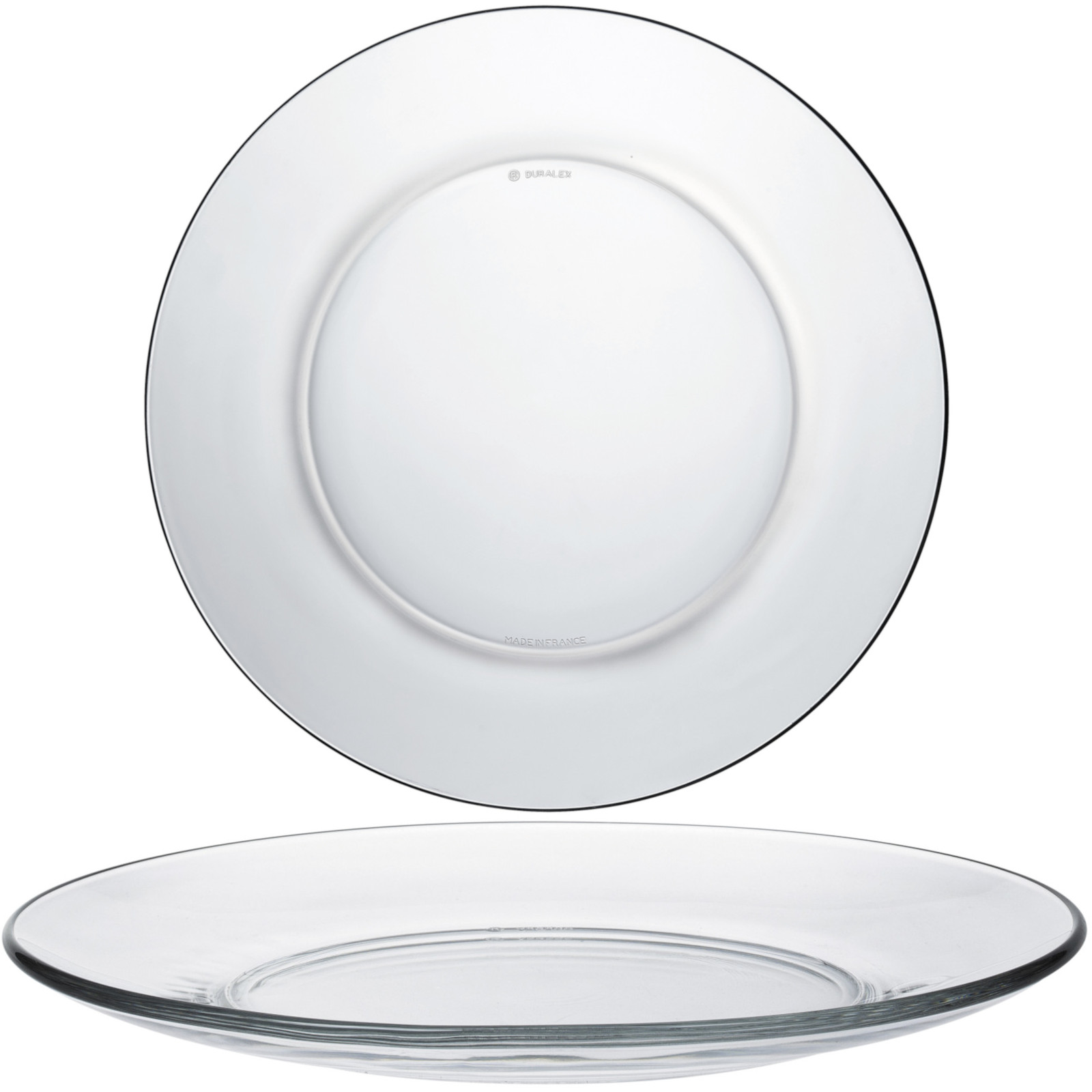 Duralex LYS läpinäkyvä levy 235 x 20 mm - 6 kpl:n sarja.
