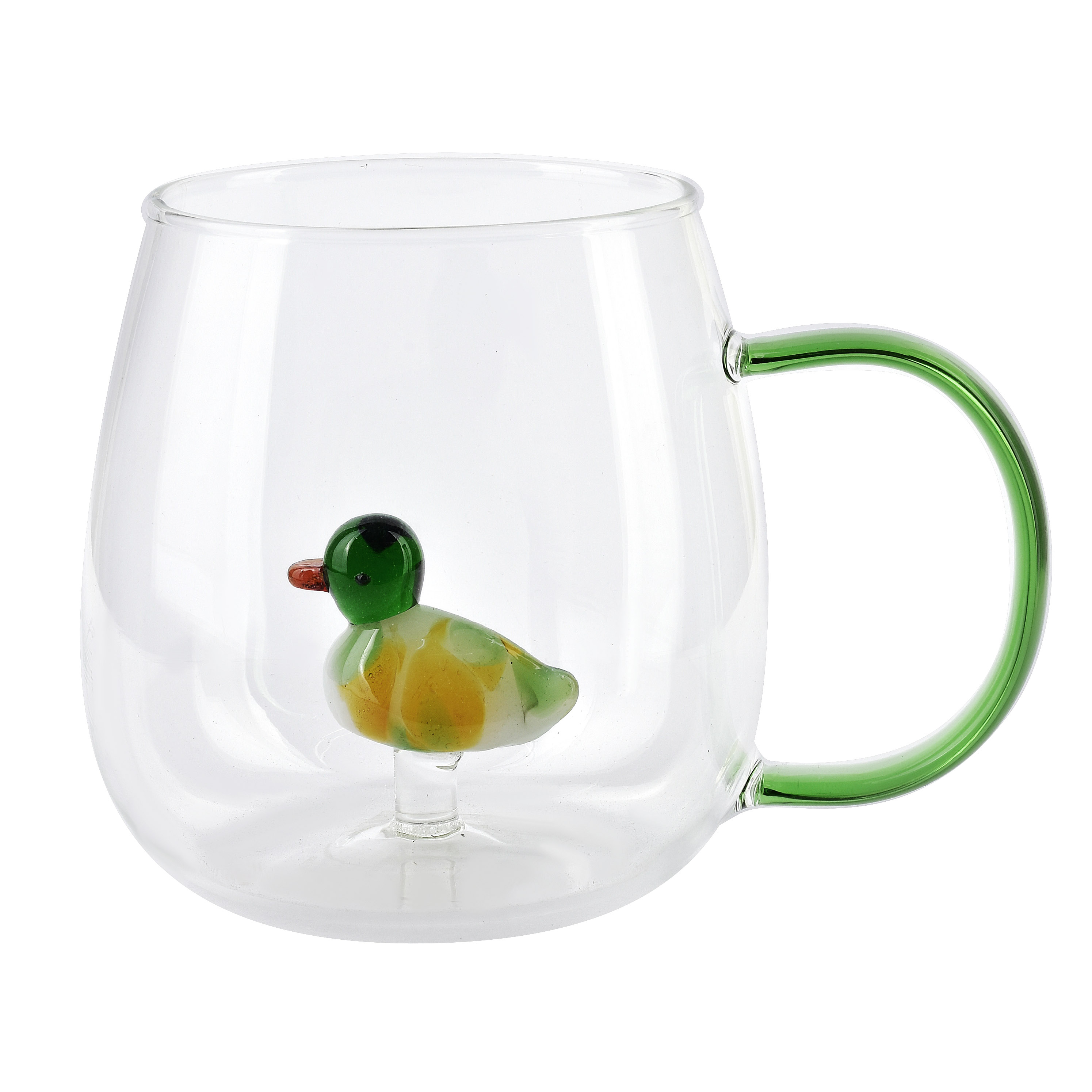 Allesken, läpinäkyvä, borosilikaattilasi muki, 400 ml, P:11.5 x L:9.5 x K:7.5 cm