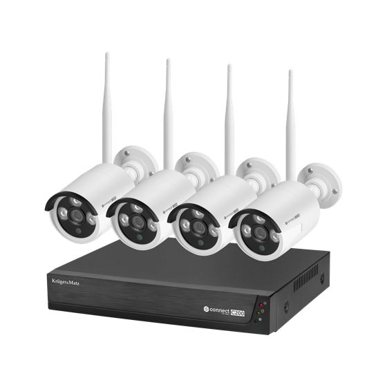 WiFi FullHD -valvontapaketti, jossa on neljä C200 IP-kameraa