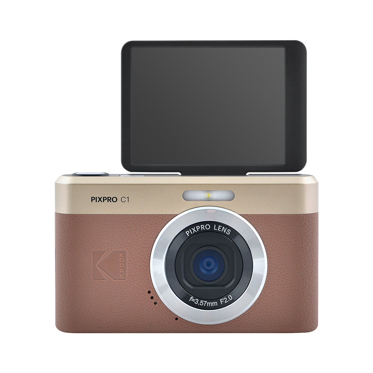 Digitaalinen kamera PIXPRO C1 180° kääntyvällä LCD-näytöllä
