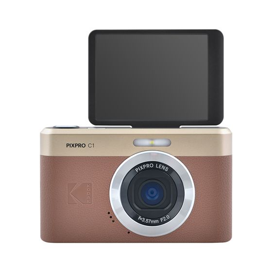 Digitaalinen kamera PIXPRO C1 180° kääntyvällä LCD-näytöllä