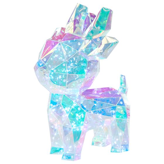 LED-koriste PIENI Poro 28 cm Monivärinen