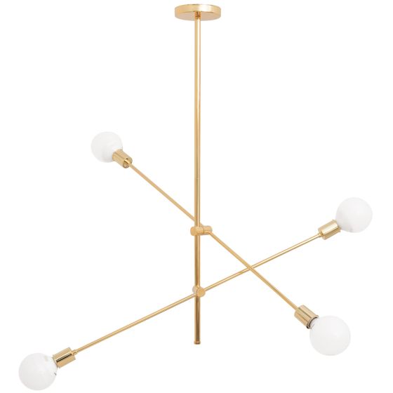 TOOLIGHT riippuva kattovalaisin APP479-4C kulta, 81, 5x12x85cm
