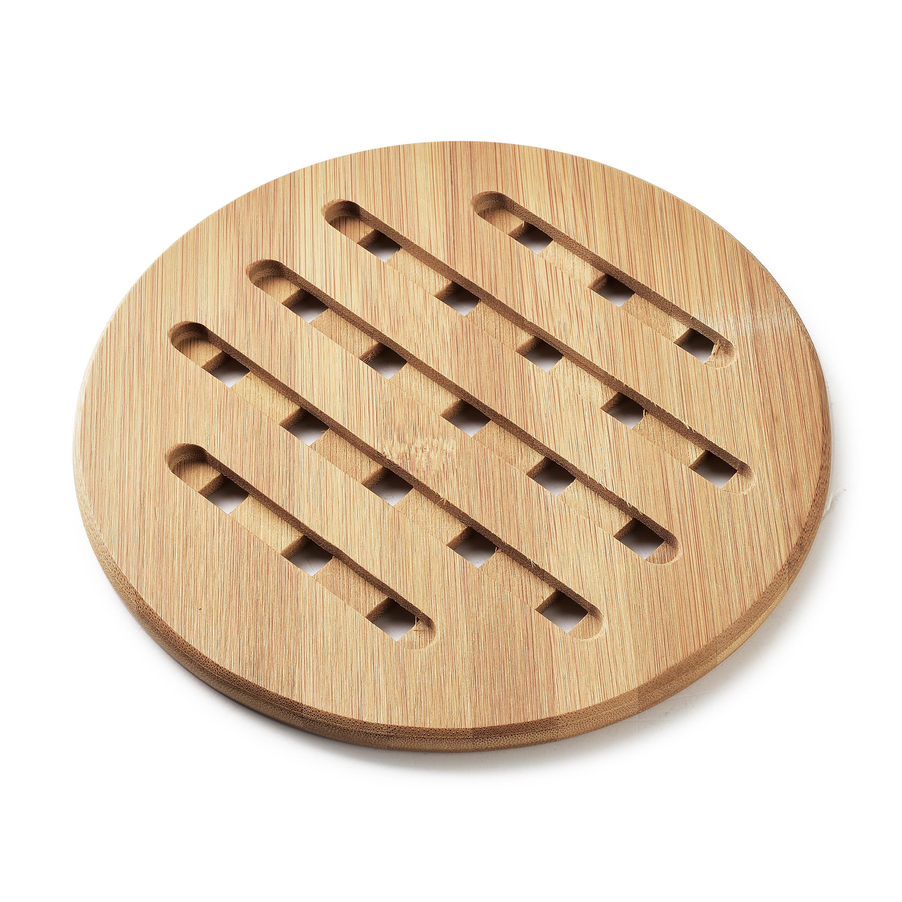 Kattilankannatin bambu Allesken RAIS 18x18 cm luonnonväri 1 kpl