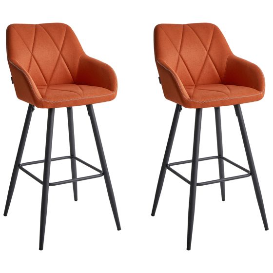 Baarituolisetti 2 kpl DARIEN Oranssi