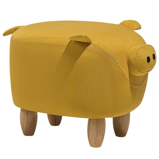 Eläinjakkara PIGGY Possu Kangas Keltainen