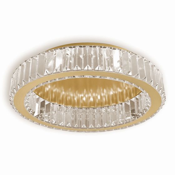 TOOLIGHT kattovalaisin APP1722-C harjattu kulta, 49x49x11,5cm