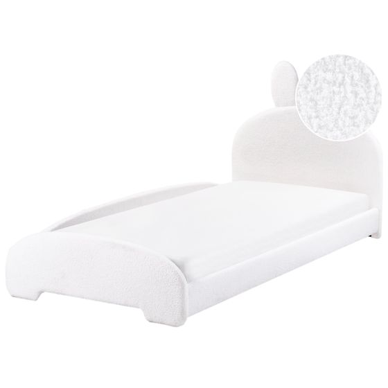 Lastensänky Kani buklee PERROS 90 x 200 cm Luonnonvalkoinen