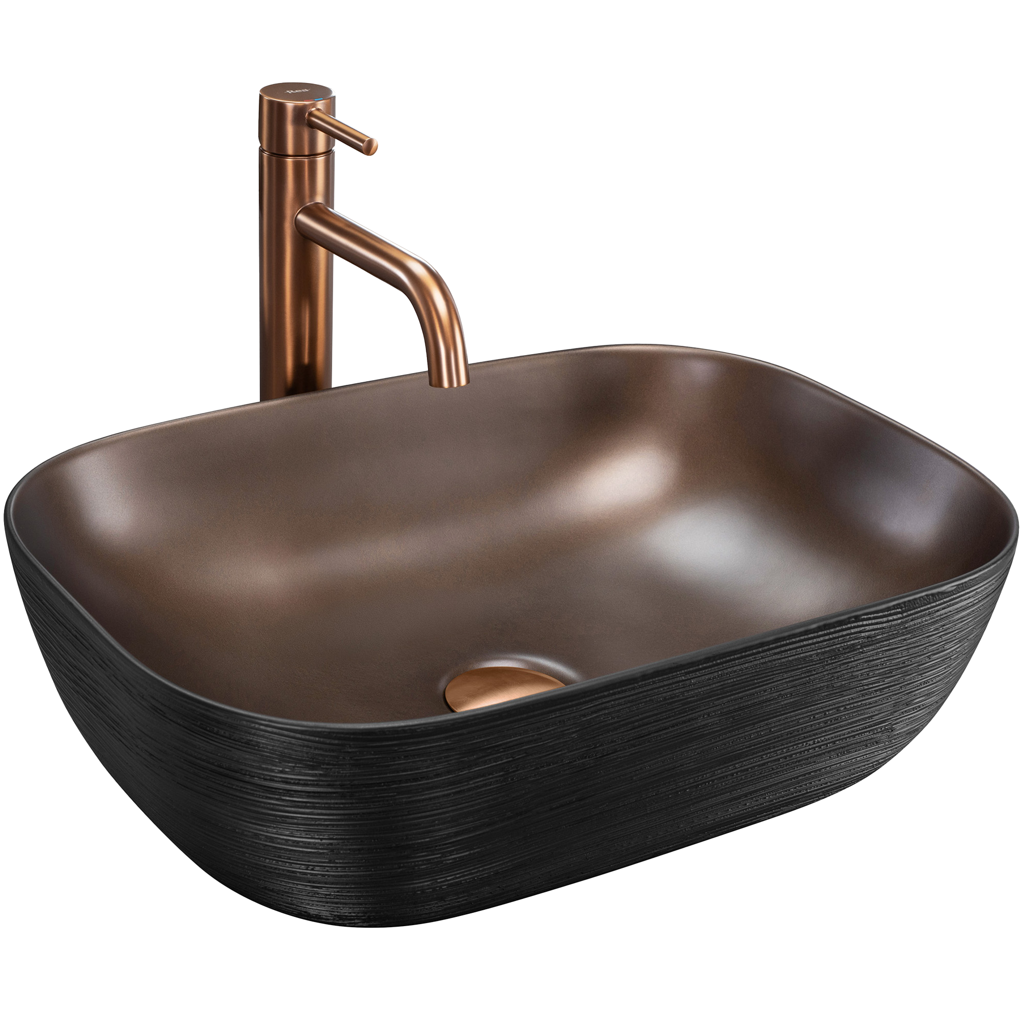 REA Malja-allas BELINDA harjattu kupari, 46,5X33,5X13,5CM