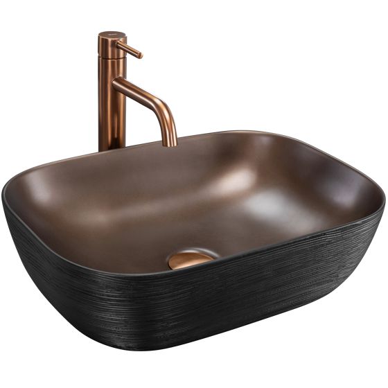 REA Malja-allas BELINDA harjattu kupari, 46,5X33,5X13,5CM