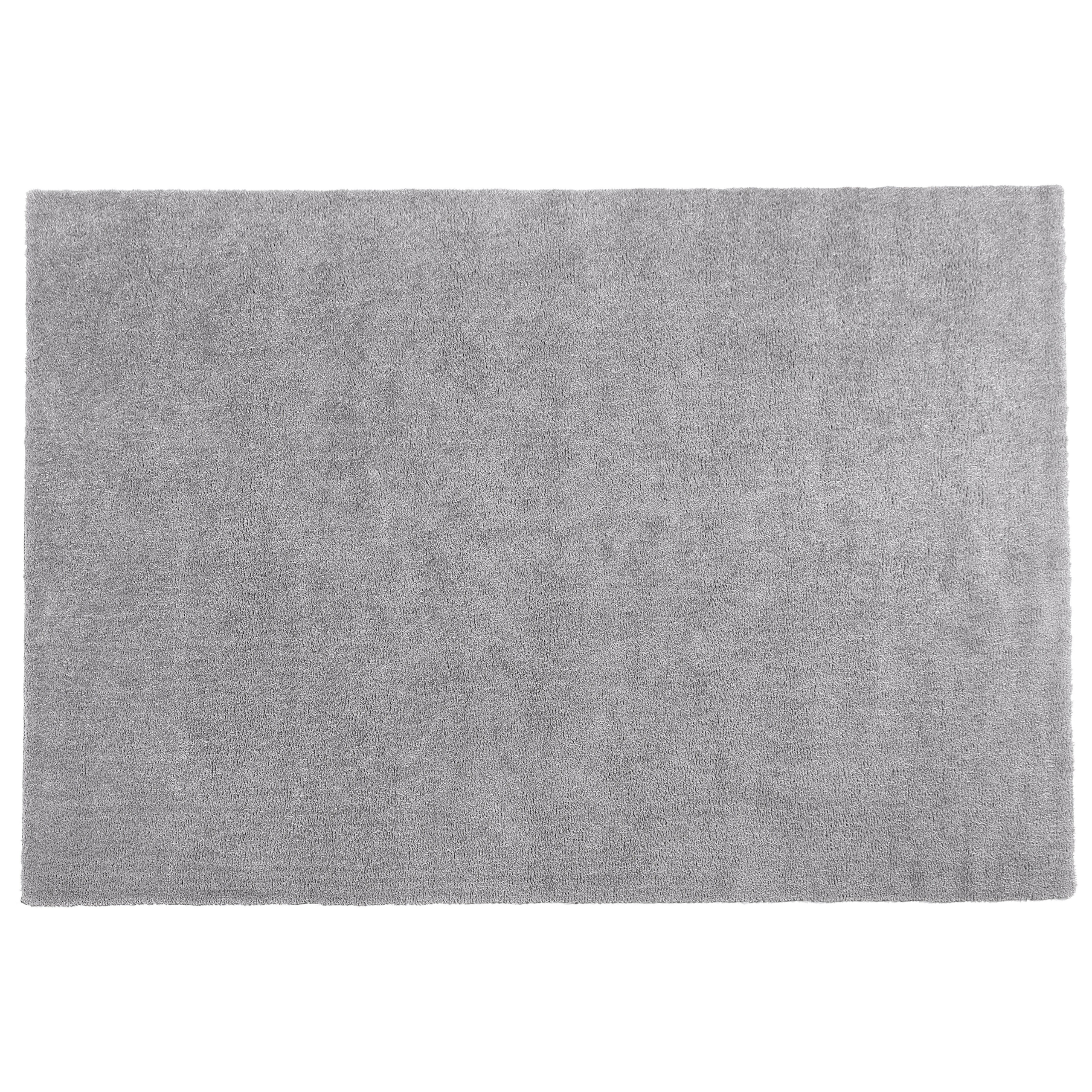 Korkeanukkainen matto DEMRE Vaaleanharmaa 140 x 200 cm