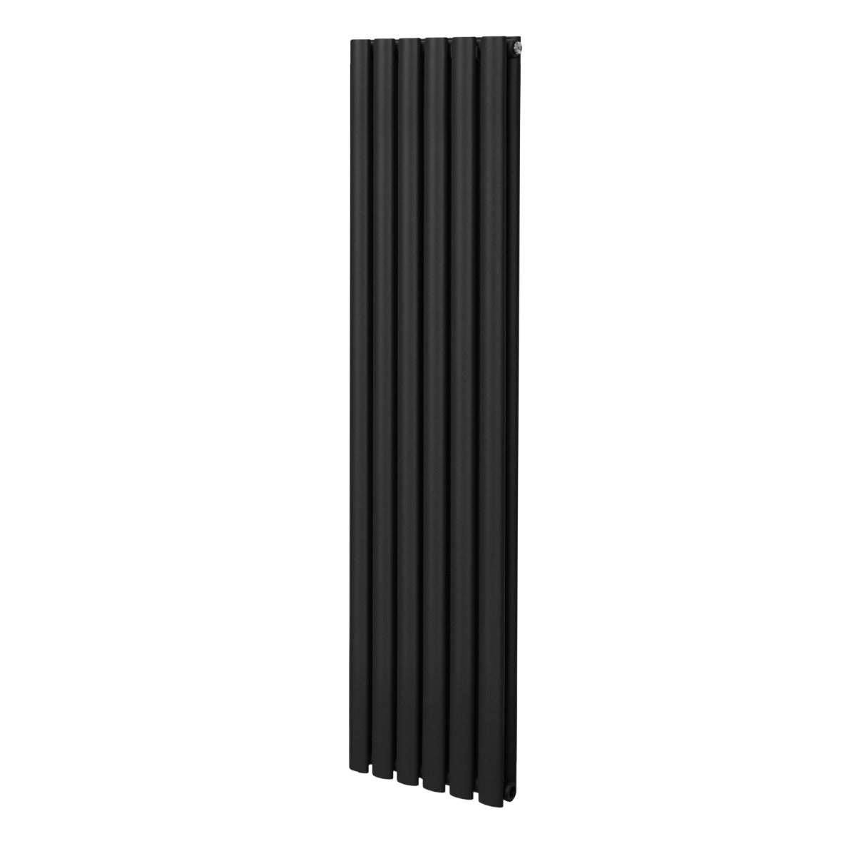 Soikea pylväspatteri – 1600 mm x 360 mm – Musta