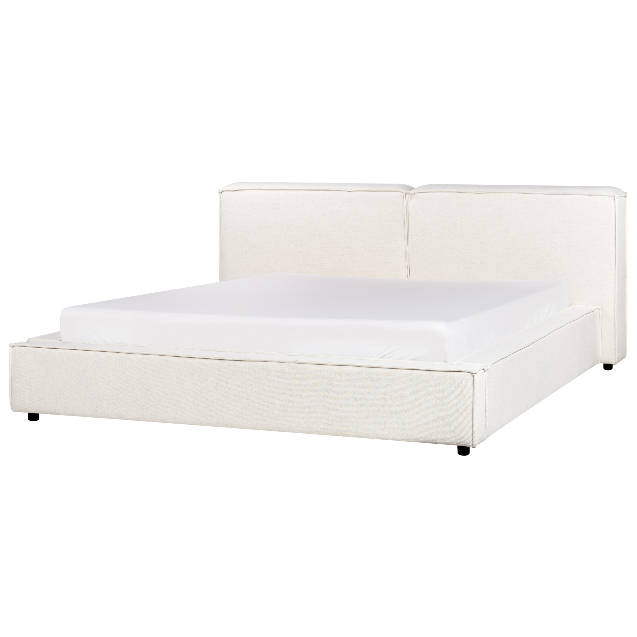 Sänky kangas LINARDS 180 x 200 cm Luonnonvalkoinen