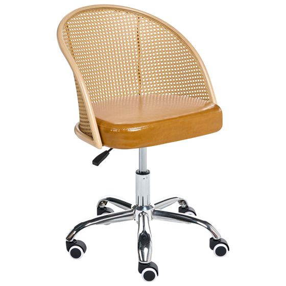 Työtuoli BALTIMORE keinonahka Ruskea