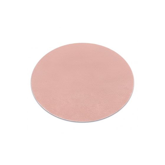 Moderni pesumatto LINDO pyöreä vaaleanpunainen, liukumaton pyöreä 120 cm