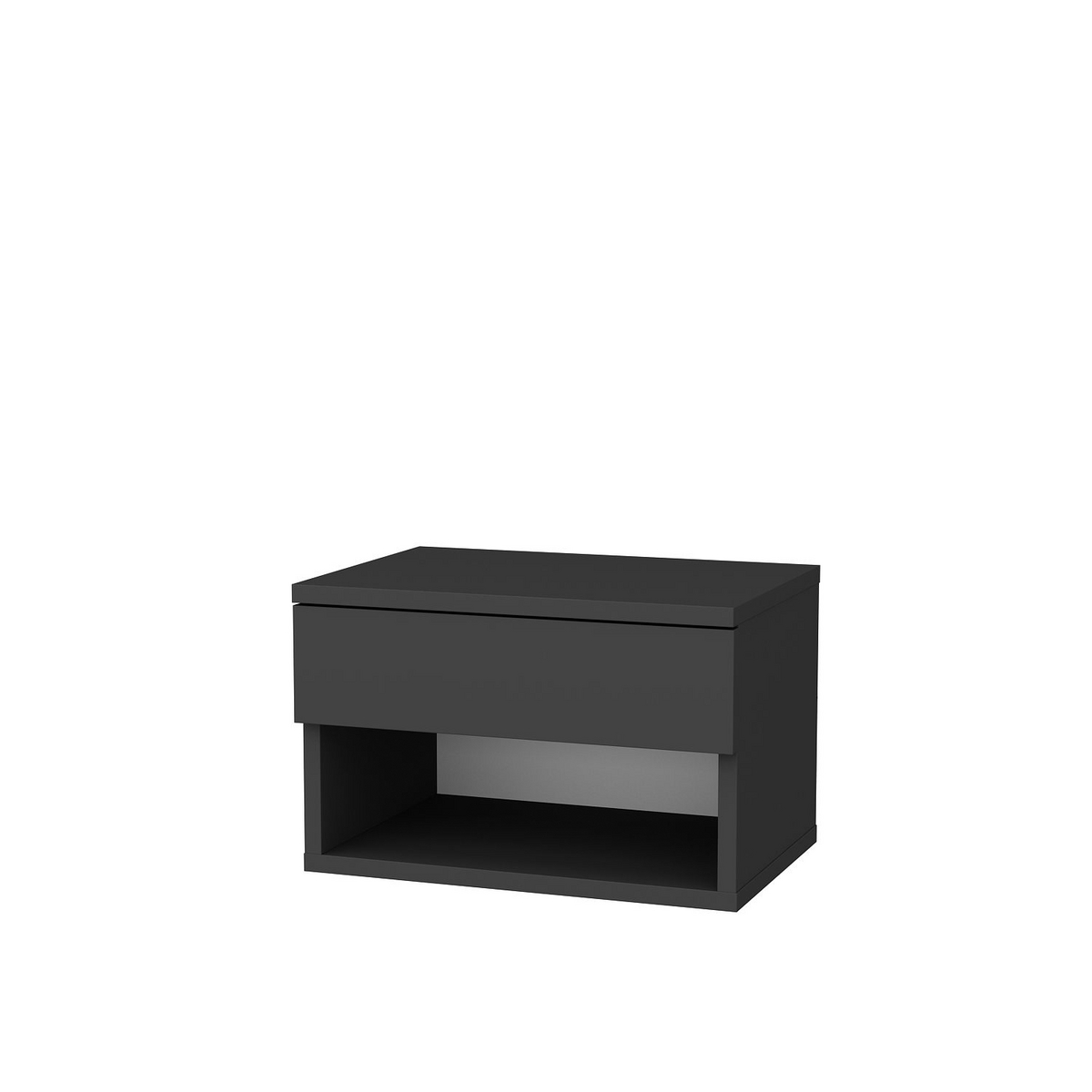 Norda Design moderni yöpöytä, 44,6 cm x 29 cm x 31,9 cm | 100 % melamiinipinnoitettu, 18 mm paksu | tyylikäs ja käytännöllinen