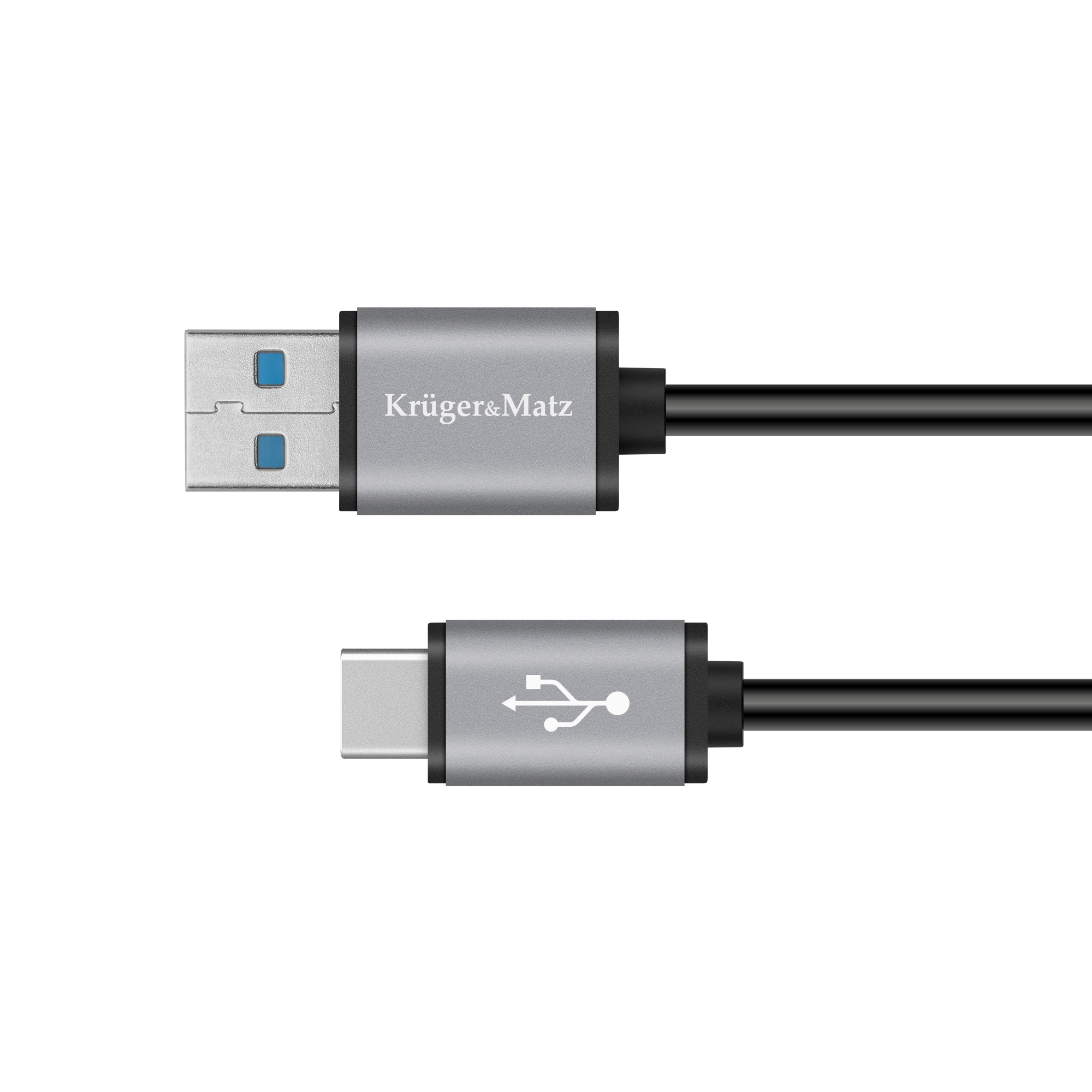 Kruger&Matz 100 cm USB Type-C -kaapeli - Lataus ja tiedonsiirto