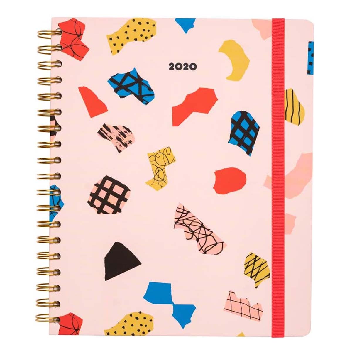 Kierremuistilehtiö 2020 päivittäiseen suunnitteluun, suuri koko tarralla