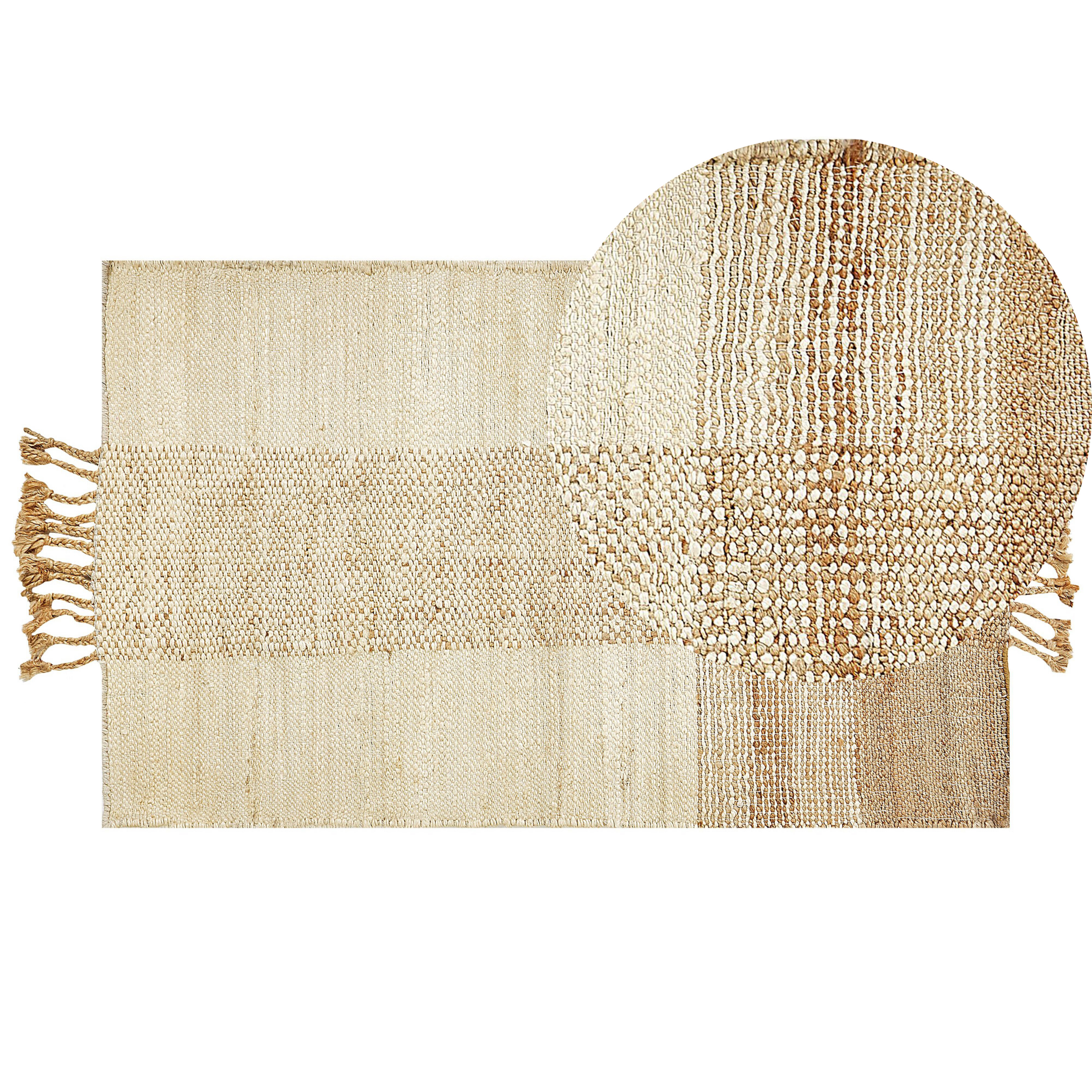 Matto HAMZALAR Beige 80 x 150 cm juutti