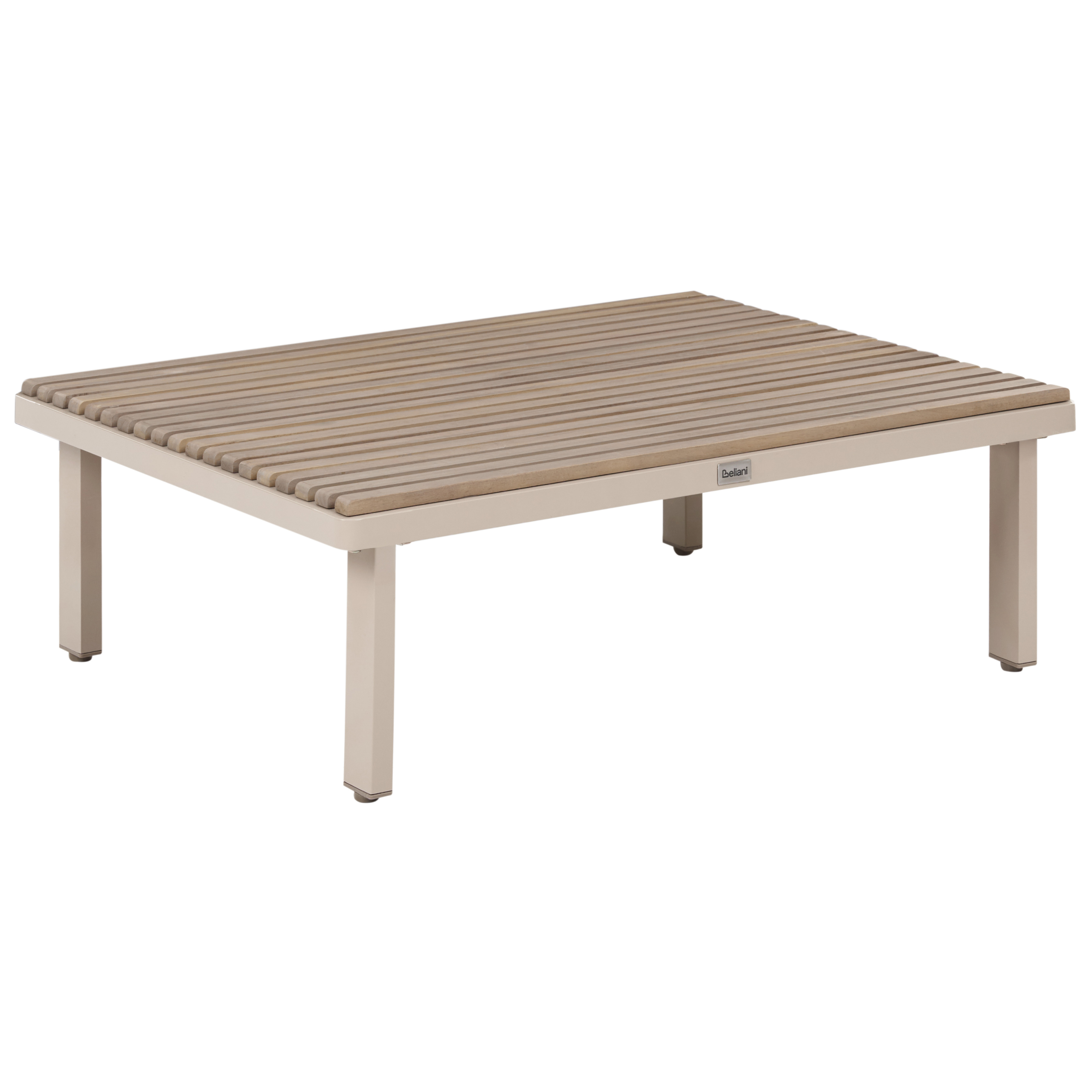 Ulkosohvapöytä FIVIZZANO 90 cm 70 cm Akaasia Beige