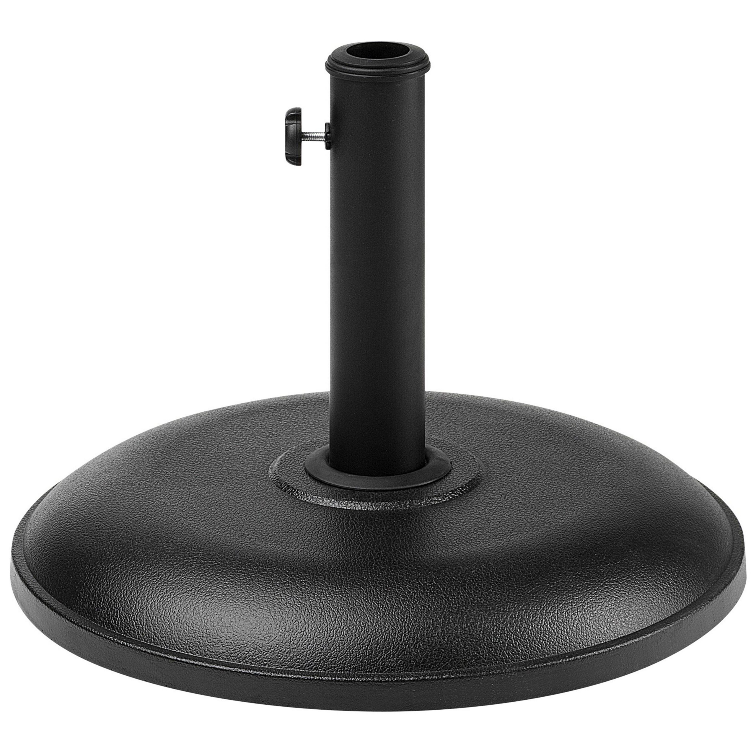 Aurinkovarjon jalka CANZO Musta Pyöreä 21 kg