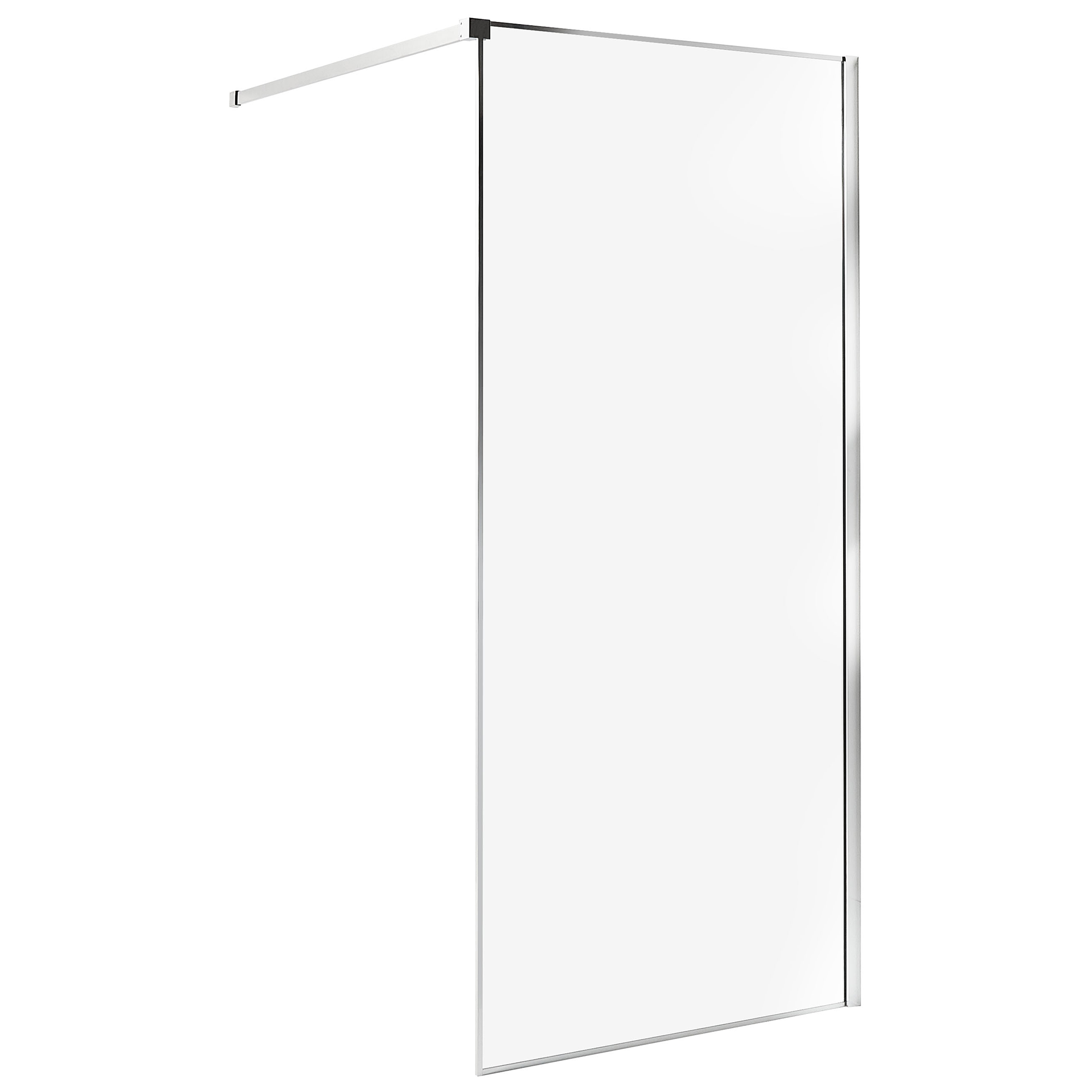 Suihkuseinä WASPAM 90 x 190 cm Hopea