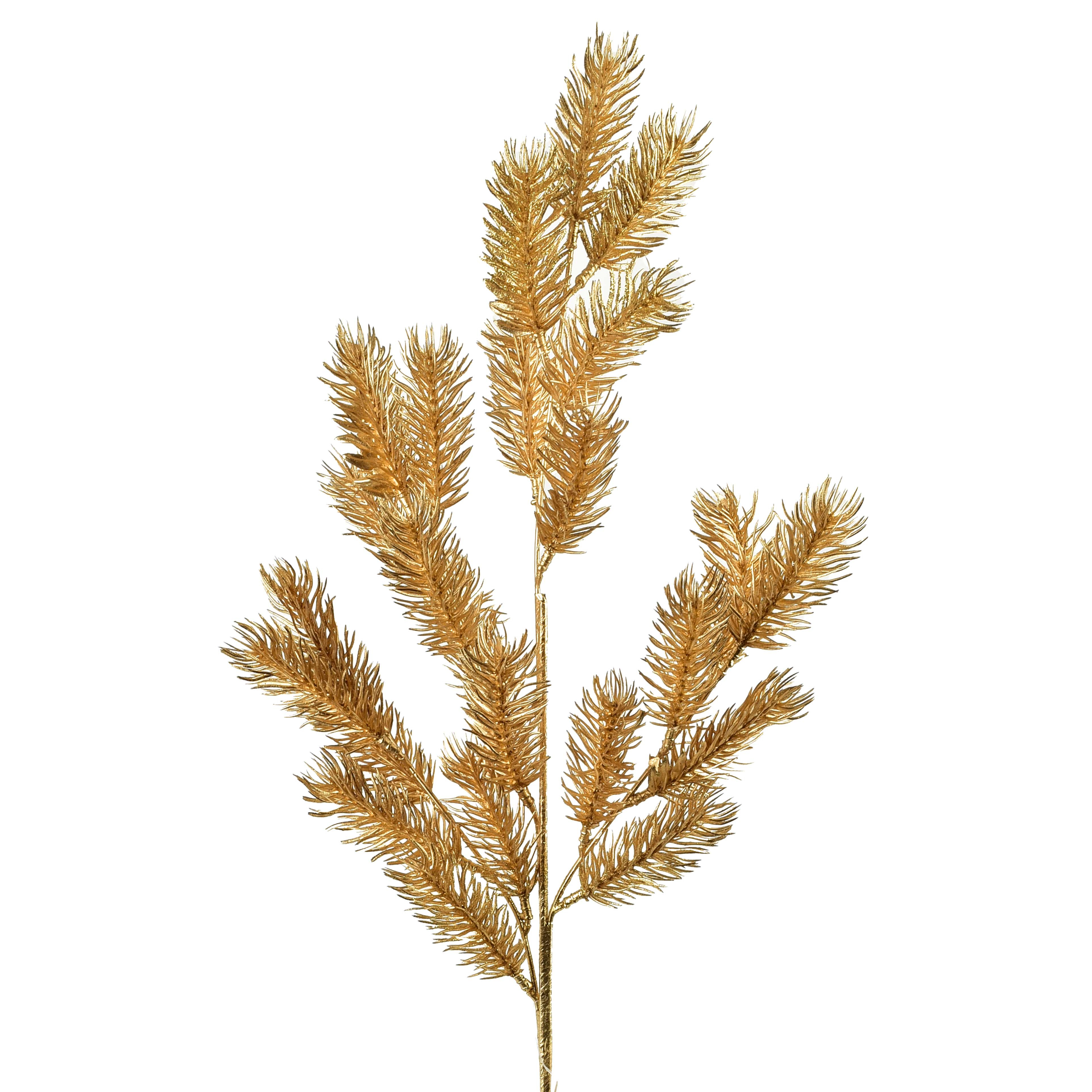 Koristeoksa tekokasvi MONDEX Viridis 60cm kultainen 1kpl