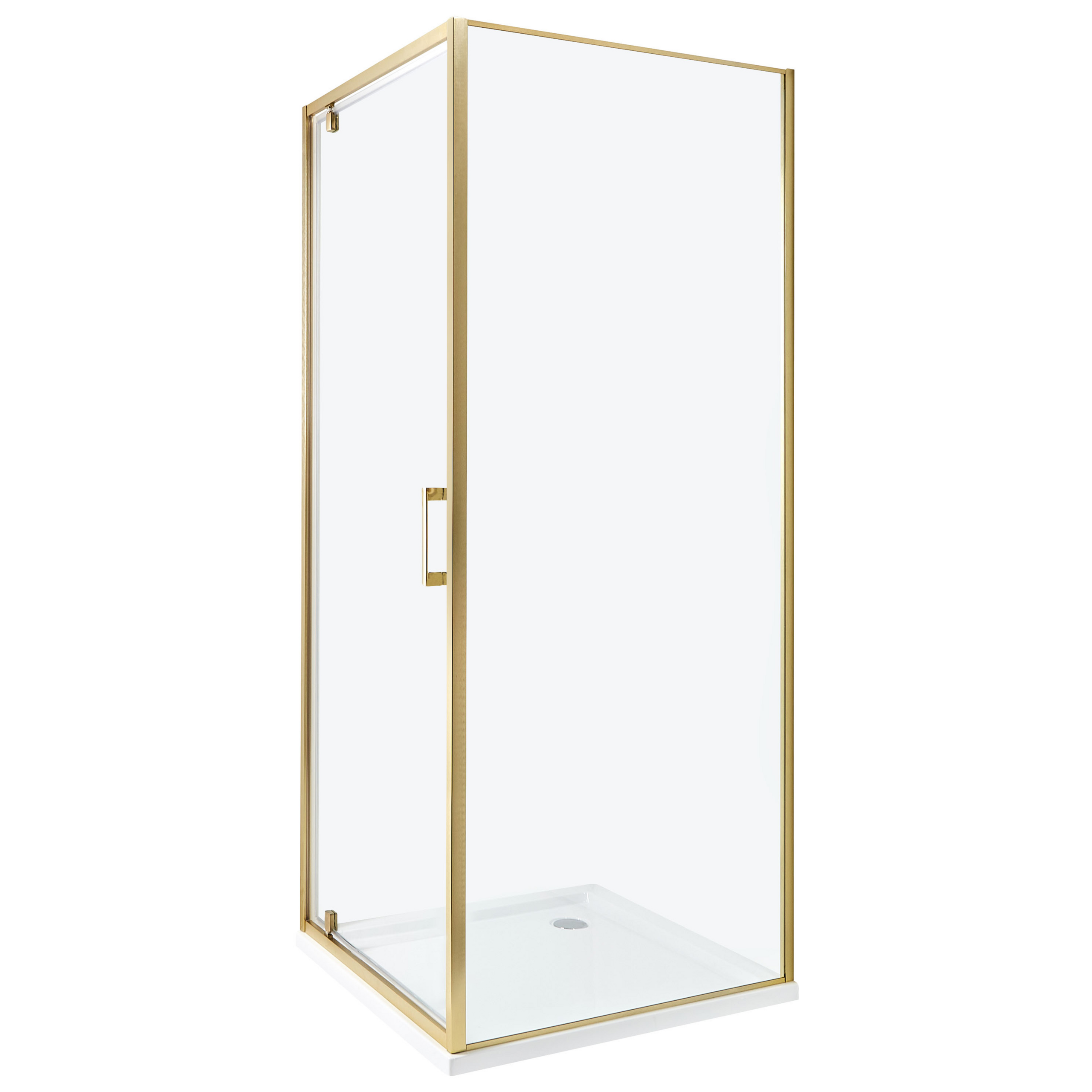 Suihkunurkka DARLI 70 x 70 x 185 cm Kulta