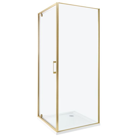 Suihkunurkka DARLI 70 x 70 x 185 cm Kulta