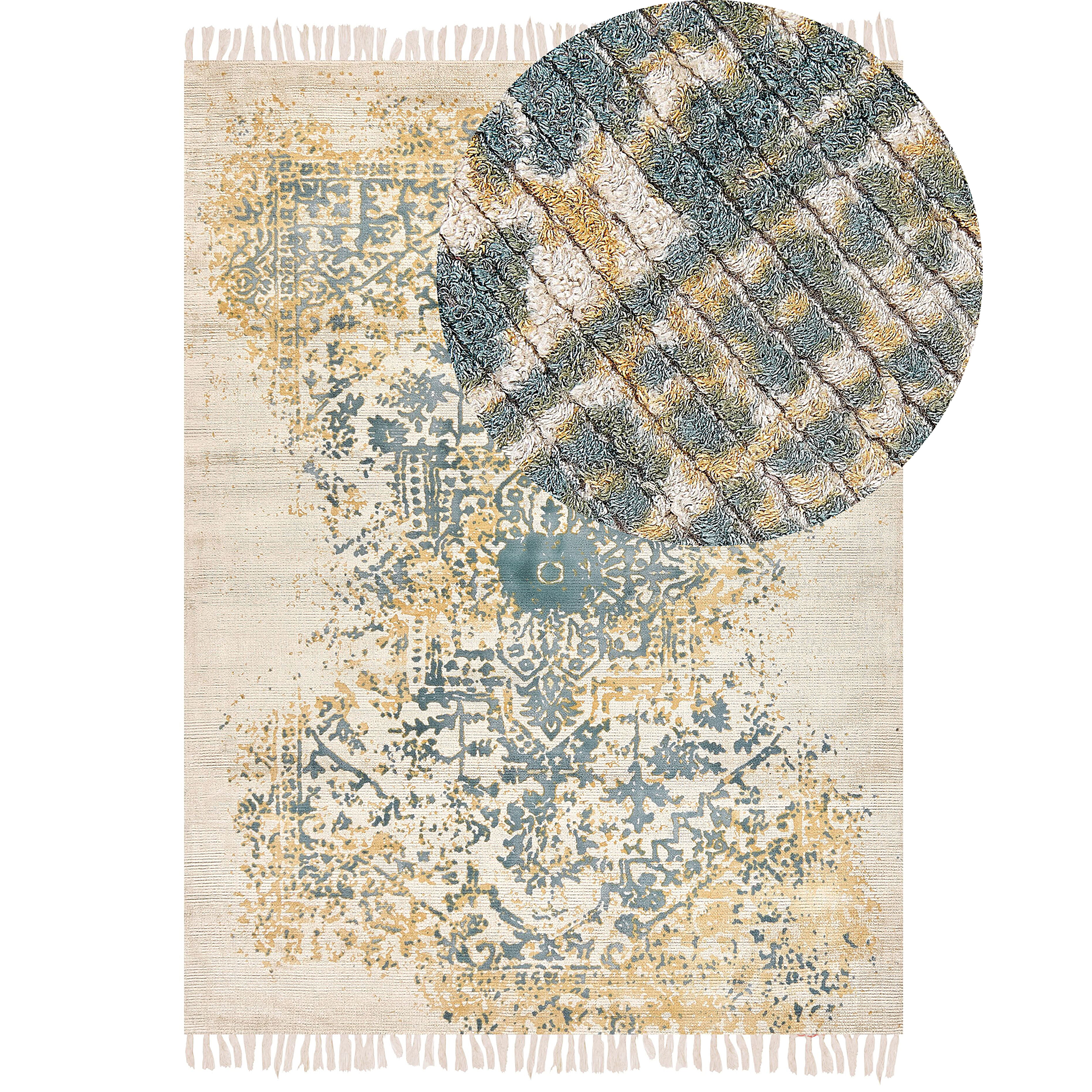 Matto BOYALI Tummanvihreä 160 x 230 cm viskoosi