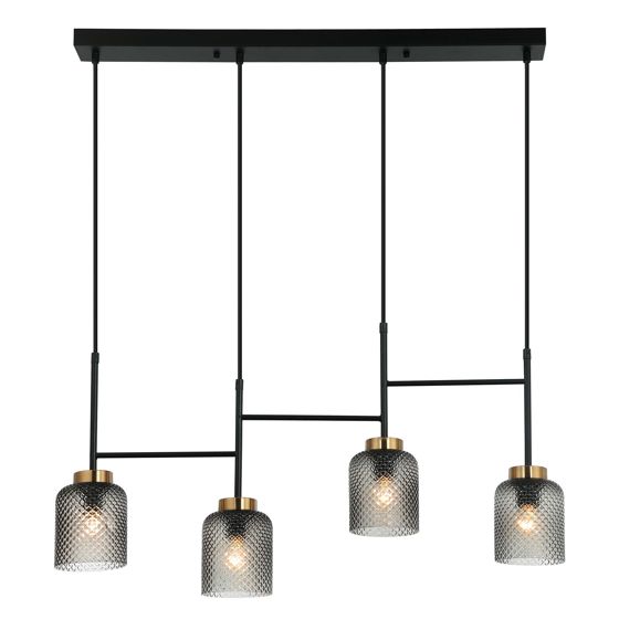 TOOLIGHT riippuvalaisin APP1266-4CP musta, 20X16X20CM