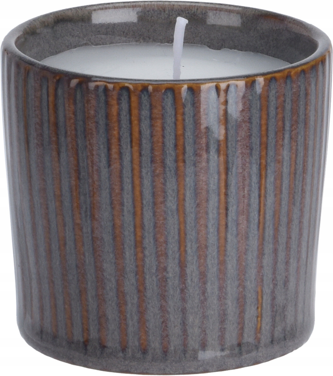 Koristeellinen parafiinikynttilä kivitavaraa 6 x 7 cm