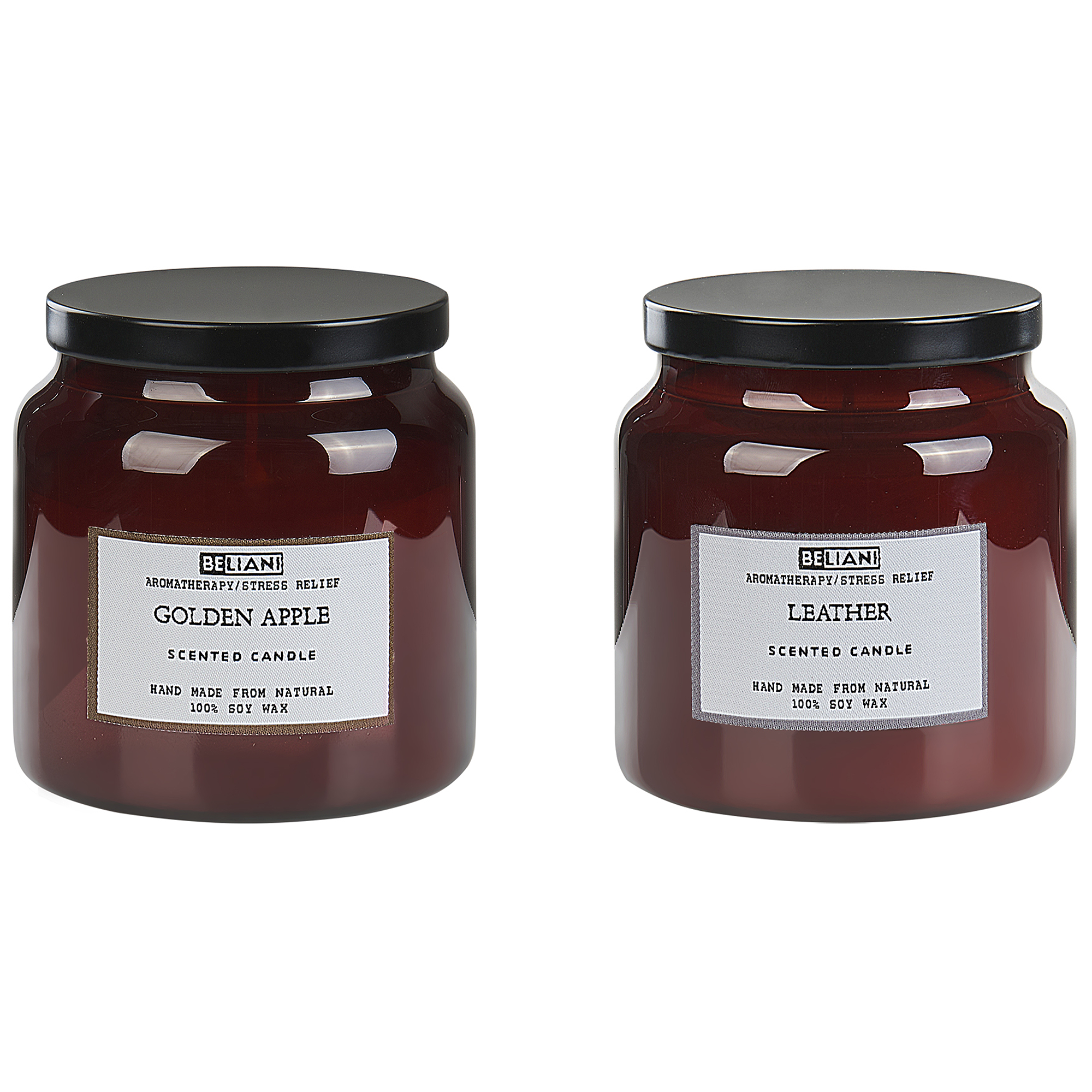 Tuoksukynttiläsetti 2 kpl ABSOLUTE ALCHEMY Soijavaha Hedelmätuoksut Raikkaat tuoksut