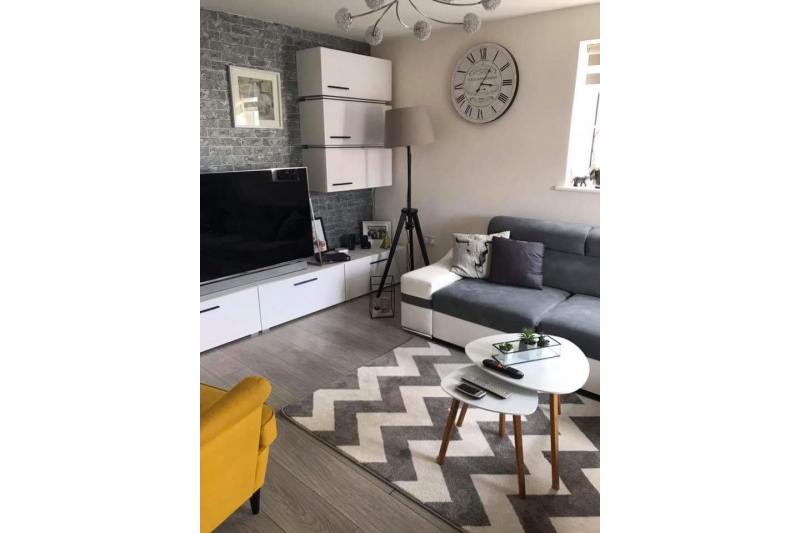 Matto SKETCH - FA66 harmaa/valkoinen - Zigzag 200x290 cm