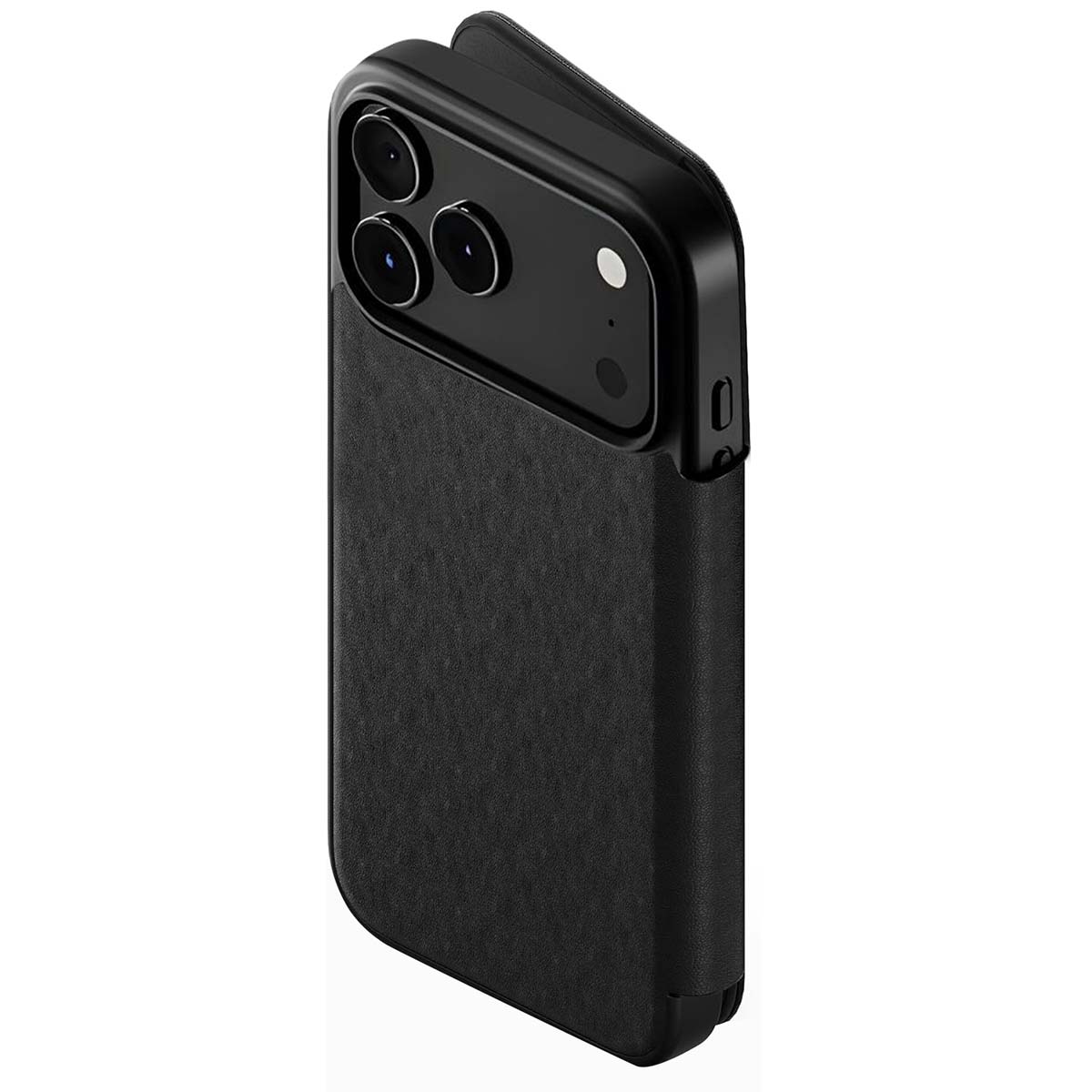 Kotelo Lompakko iPhone 17 Pro Max Nahka MagSafe MagWallet Iskunvaimennin