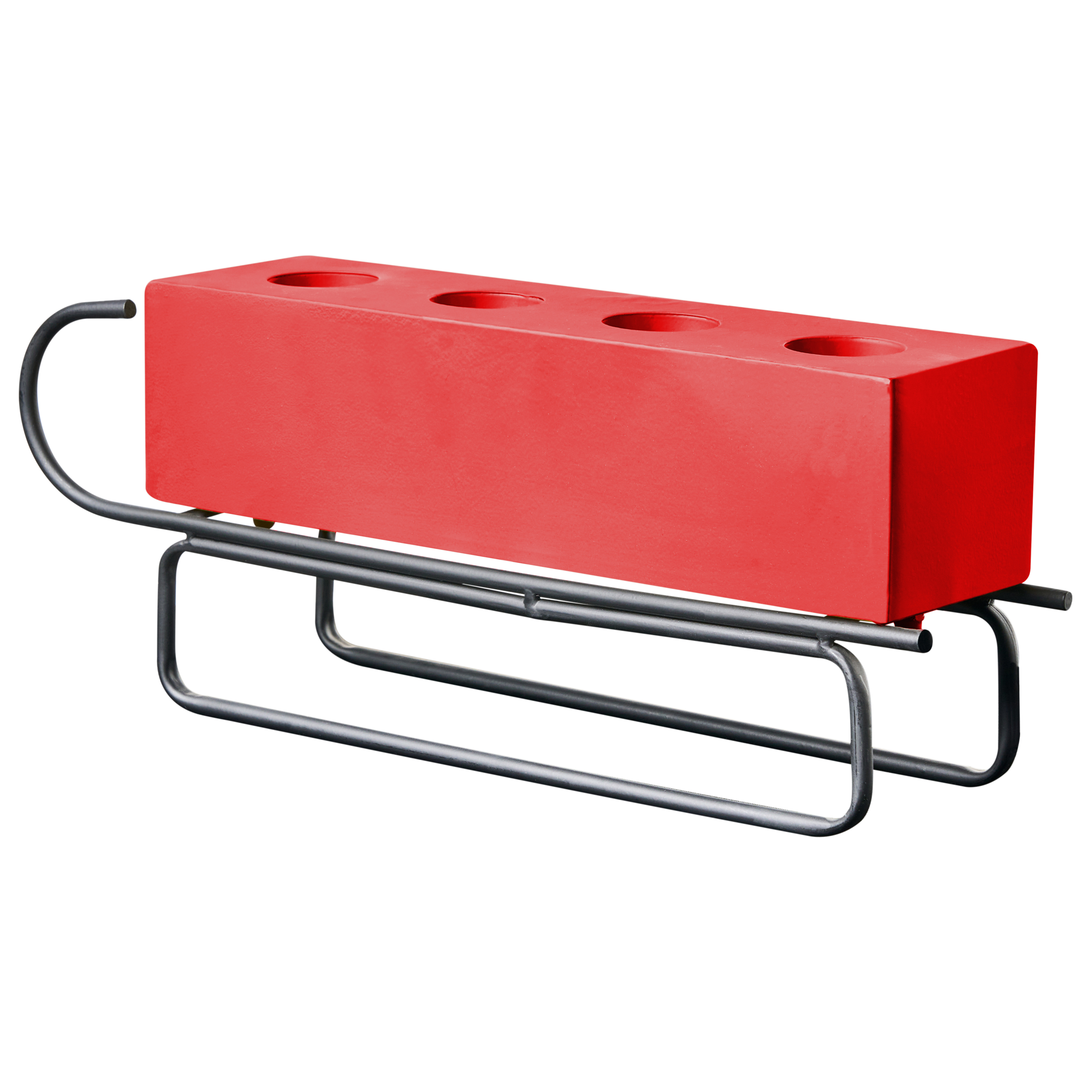 Kynttilänjalka KUHMO Punainen metalli