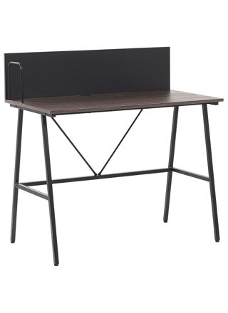 Työpöytä HASTINGS Ruskea/musta 100 cm 52 cm
