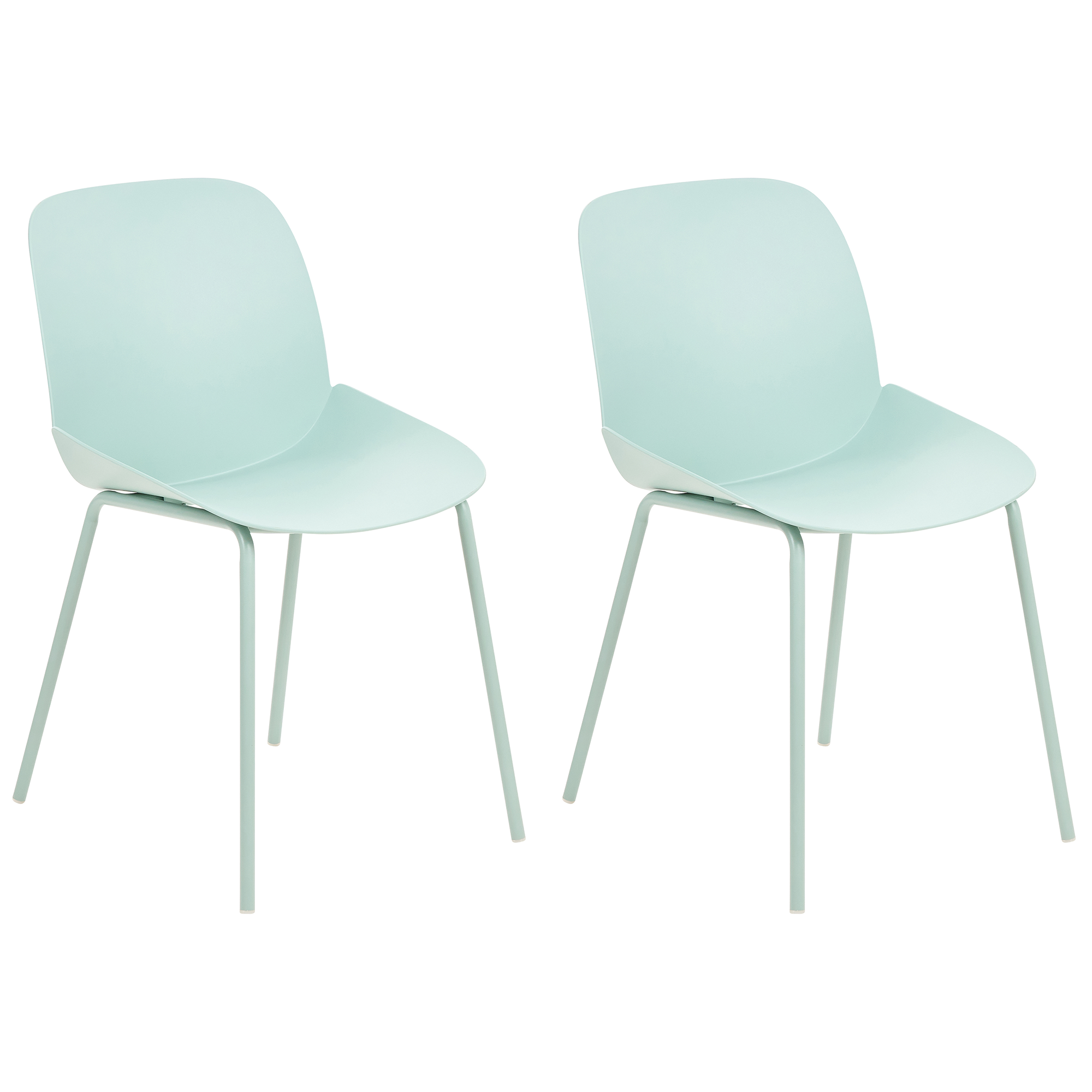 Ruokatuolisetti 2 kpl MILACA Mintunvihreä