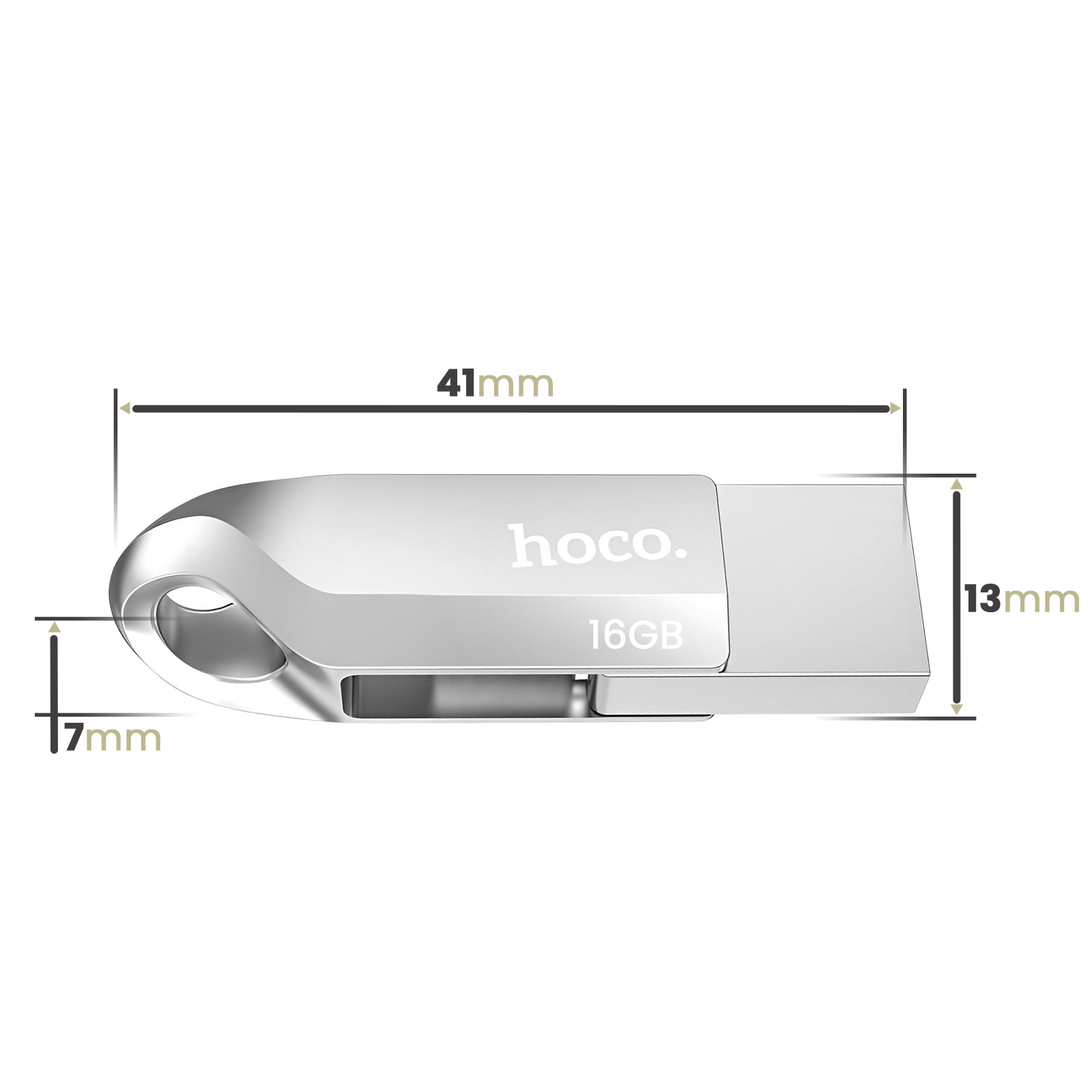 USB 3.0 / USB-C -muistitikku 16 Gt nopealla tiedonsiirrolla jopa 150 Mt/s