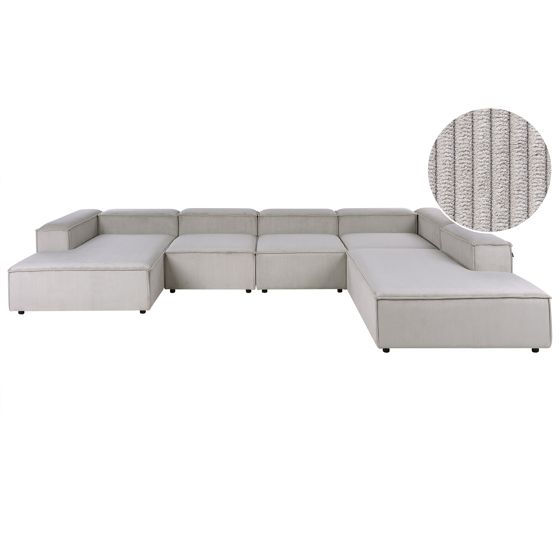 Moduulikulmasohva 5-istuttava ARDAL vakosametti Ruskeanharmaa Vasen