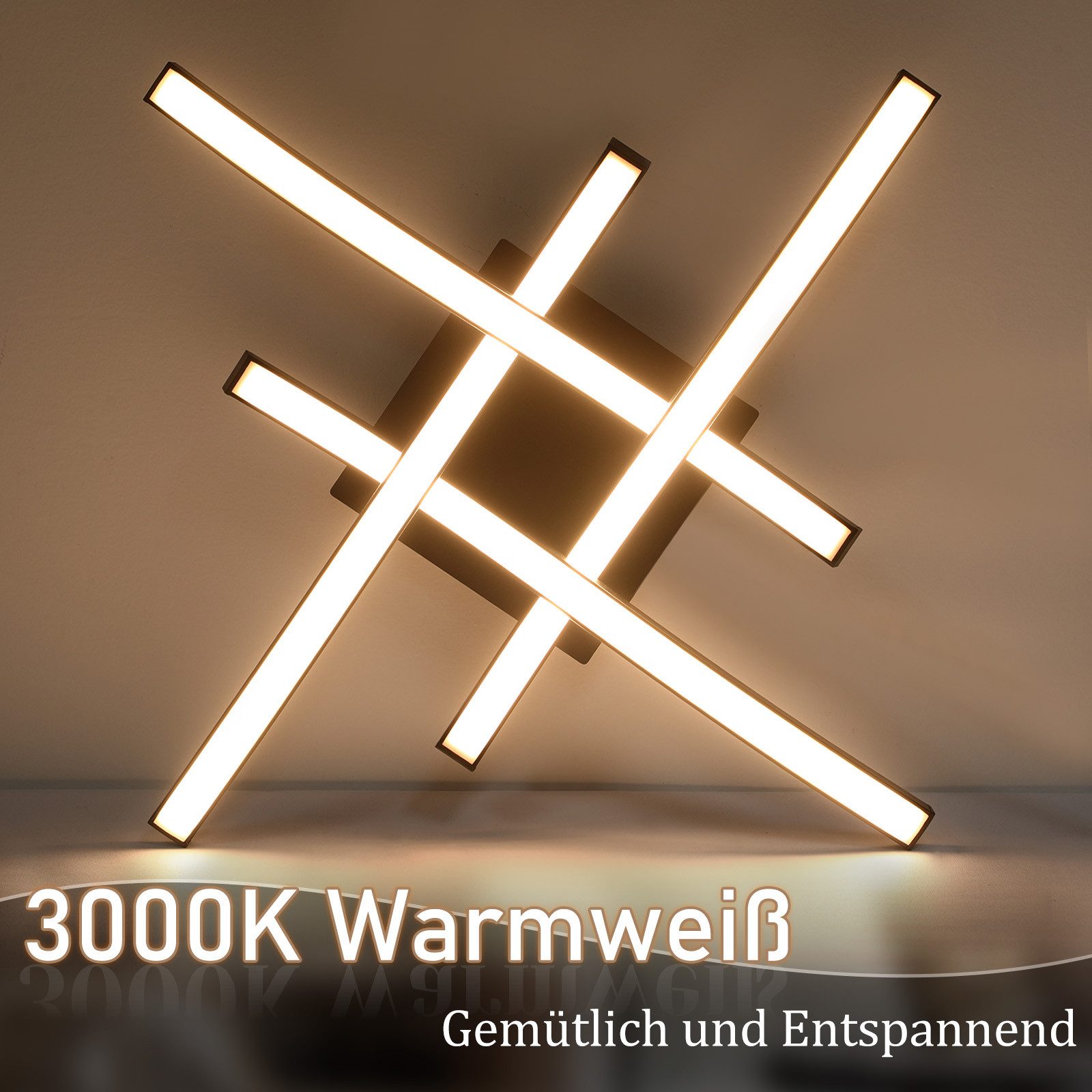 NETTLIFE LED - kattovalaisin,musta,24W,3000K,lämmin,valkoinen,moderni,muotoilu