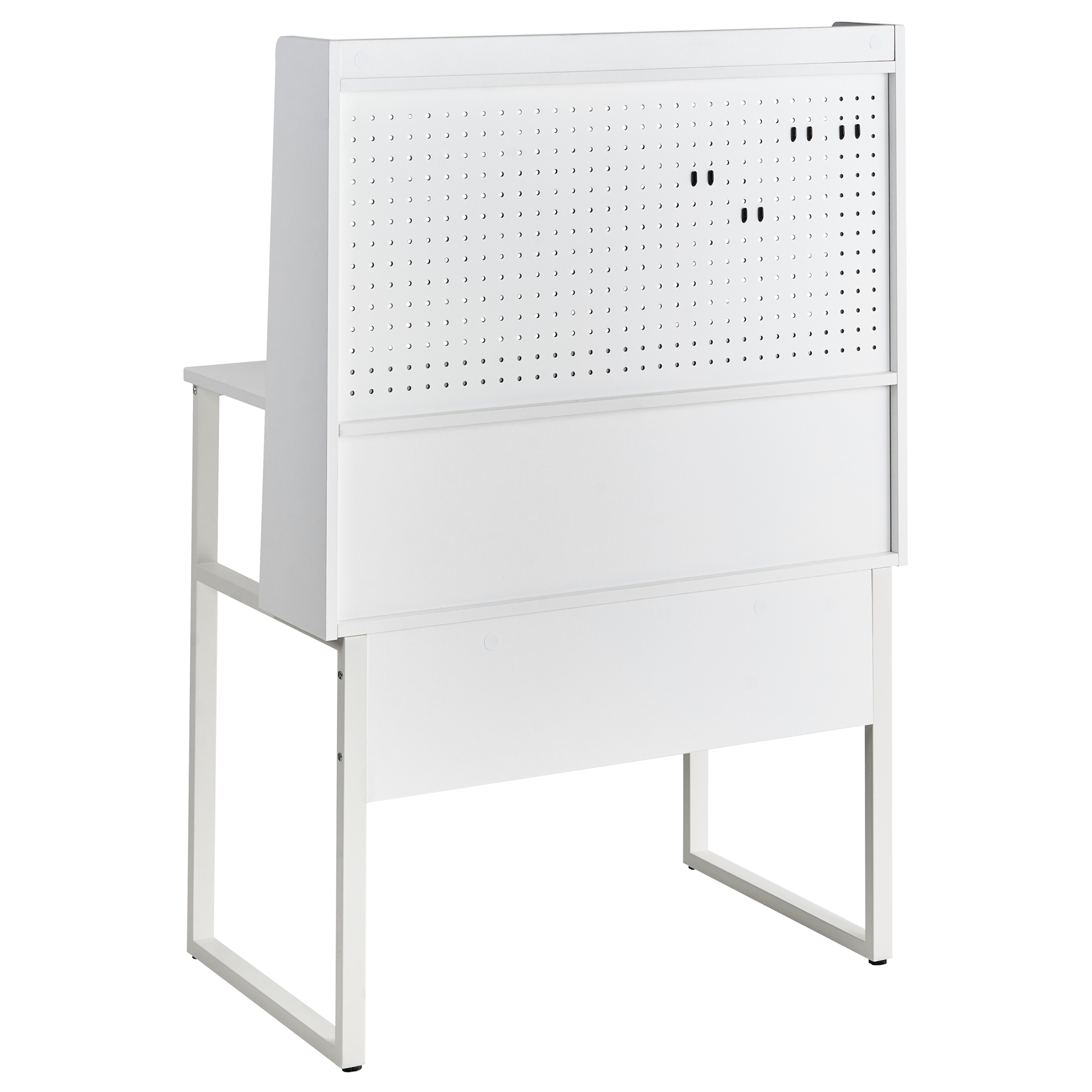 Työpöytä muistitaululla BUXTON 84 cm 48 cm Valkoinen