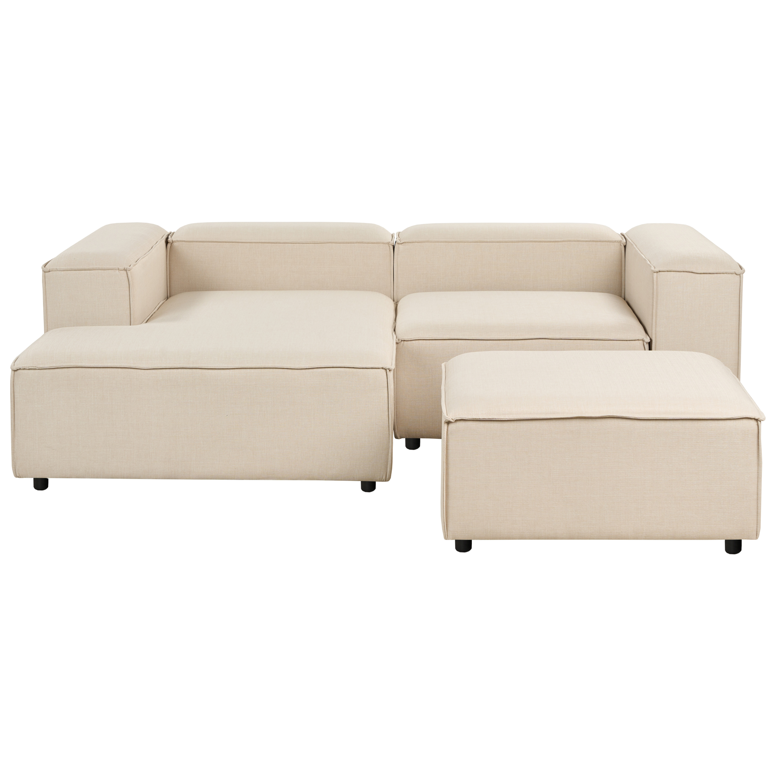 Moduulikulmasohva 3-istuttava ARDAL kangas Beige Oikea