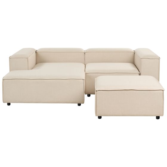 Moduulikulmasohva 3-istuttava ARDAL kangas Beige Oikea