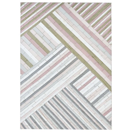 Seinäkoriste TEMBESI lasi 70 cm Monivärinen