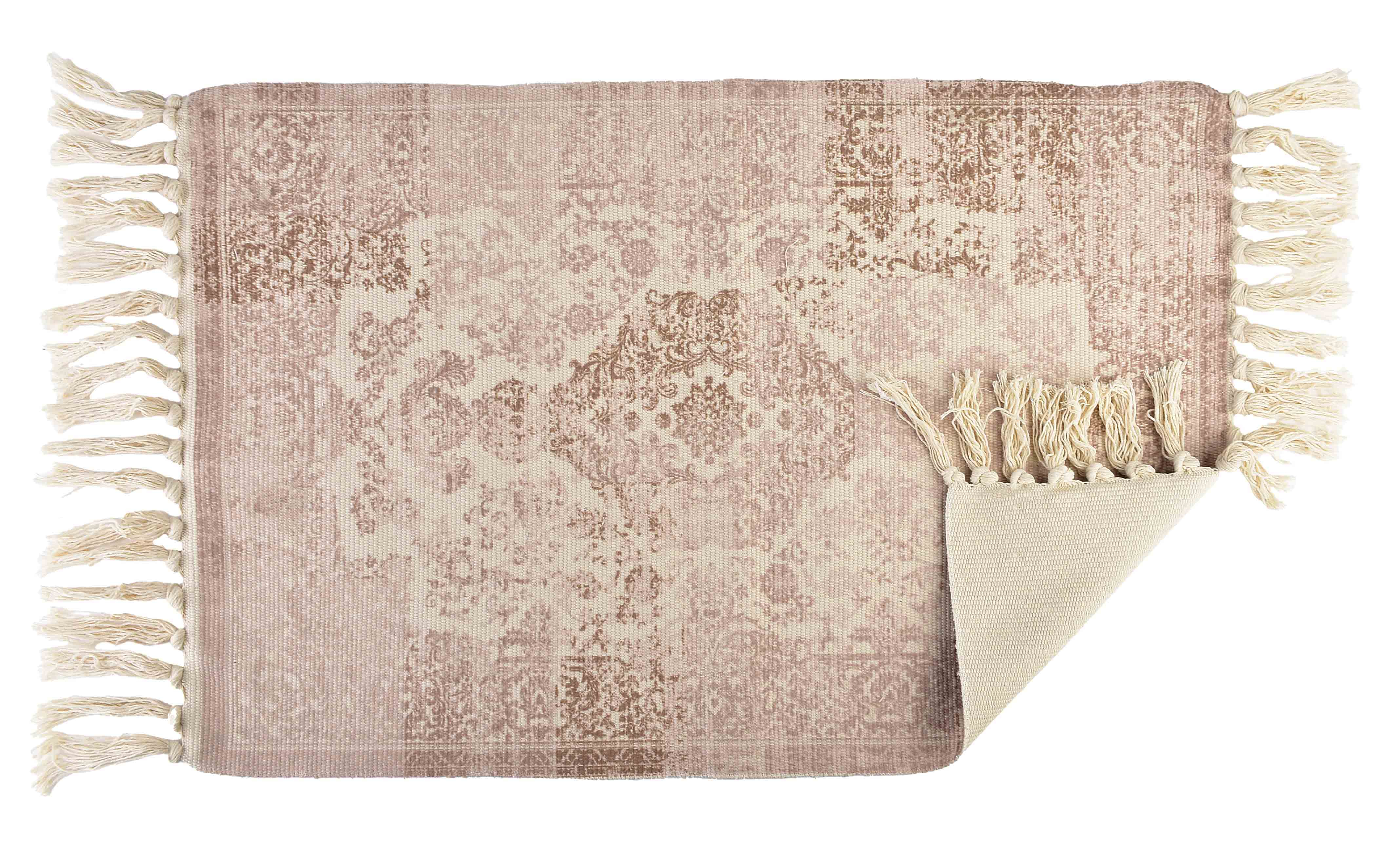Matto polyesteri-puuvilla ORIENT 90x60 cm ruskea-beige-vihreä