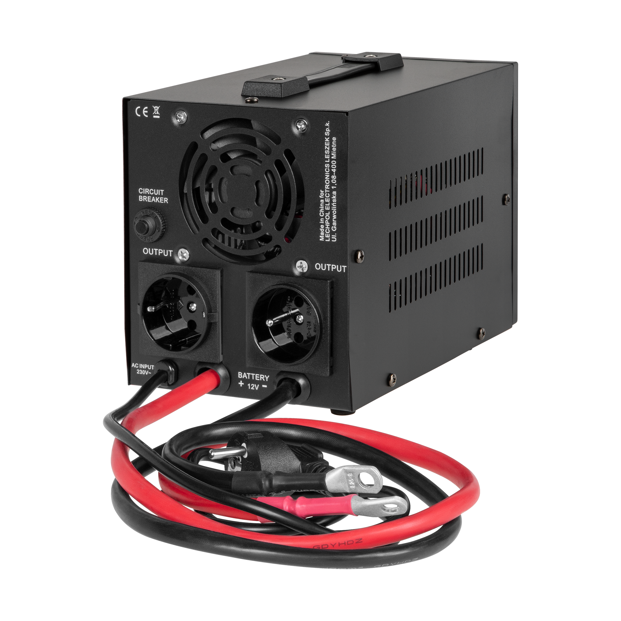 Sinus-hätävirtalähde lataustoiminnolla uunille 12V 230V 800VA/500W Rebel